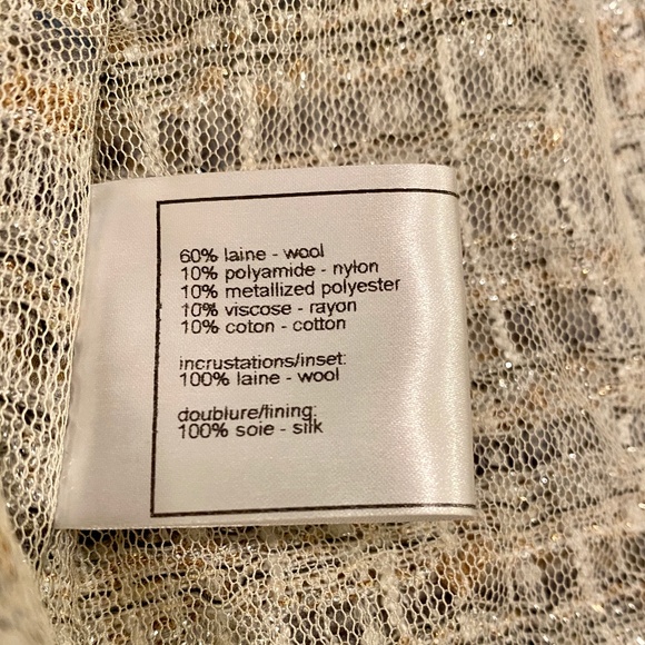 Chanel Metallic Tweed Jacket - Picture 16 of 16
